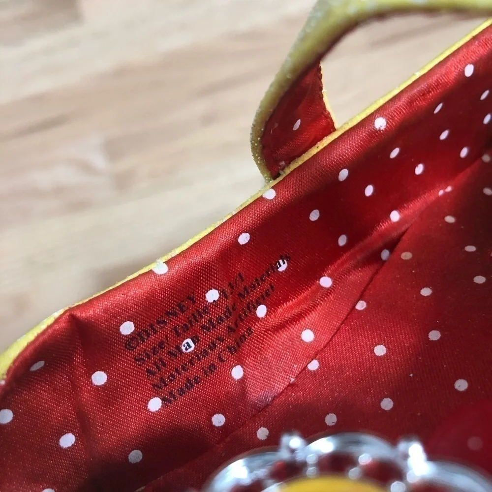 Disney Minnie Mouse Play Heels Sz 13 Yellow Red Shoes